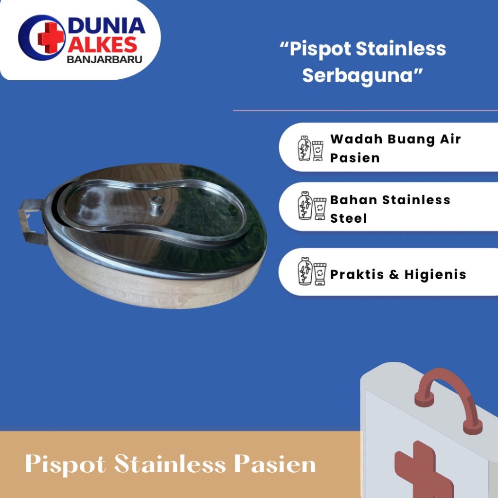 MARWA - Pispot Stainless Steel | Pispot BAB Stainless