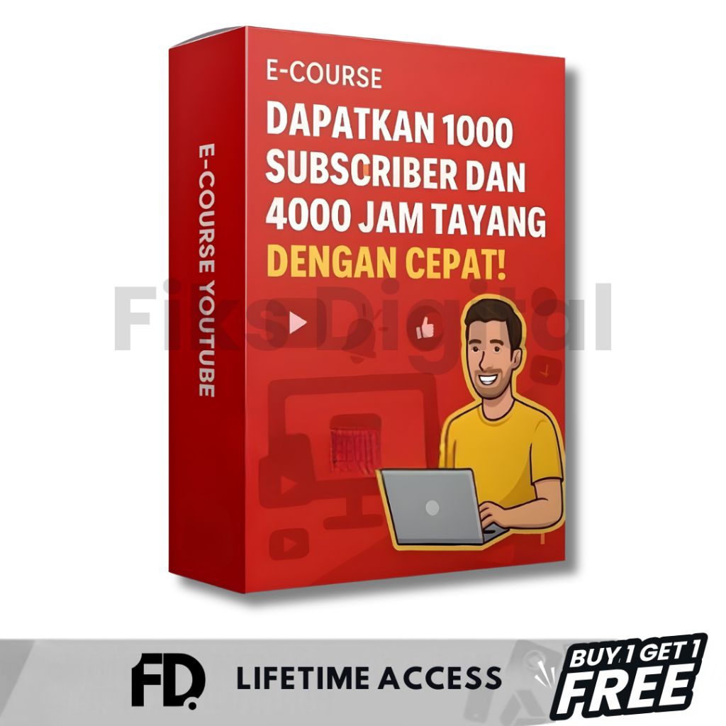 Teknik 1000 Subscriber & 4 Juta Jam Tayang – Strategi YouTube Growth, Optimasi Konten & Monetisasi