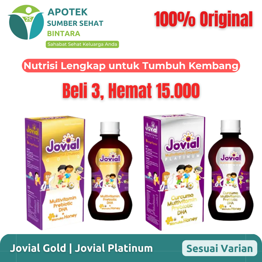 Jovial Emulsion Gold | Jovial Platinum – Vitamin Anak untuk Tumbuh Kembang Optimal