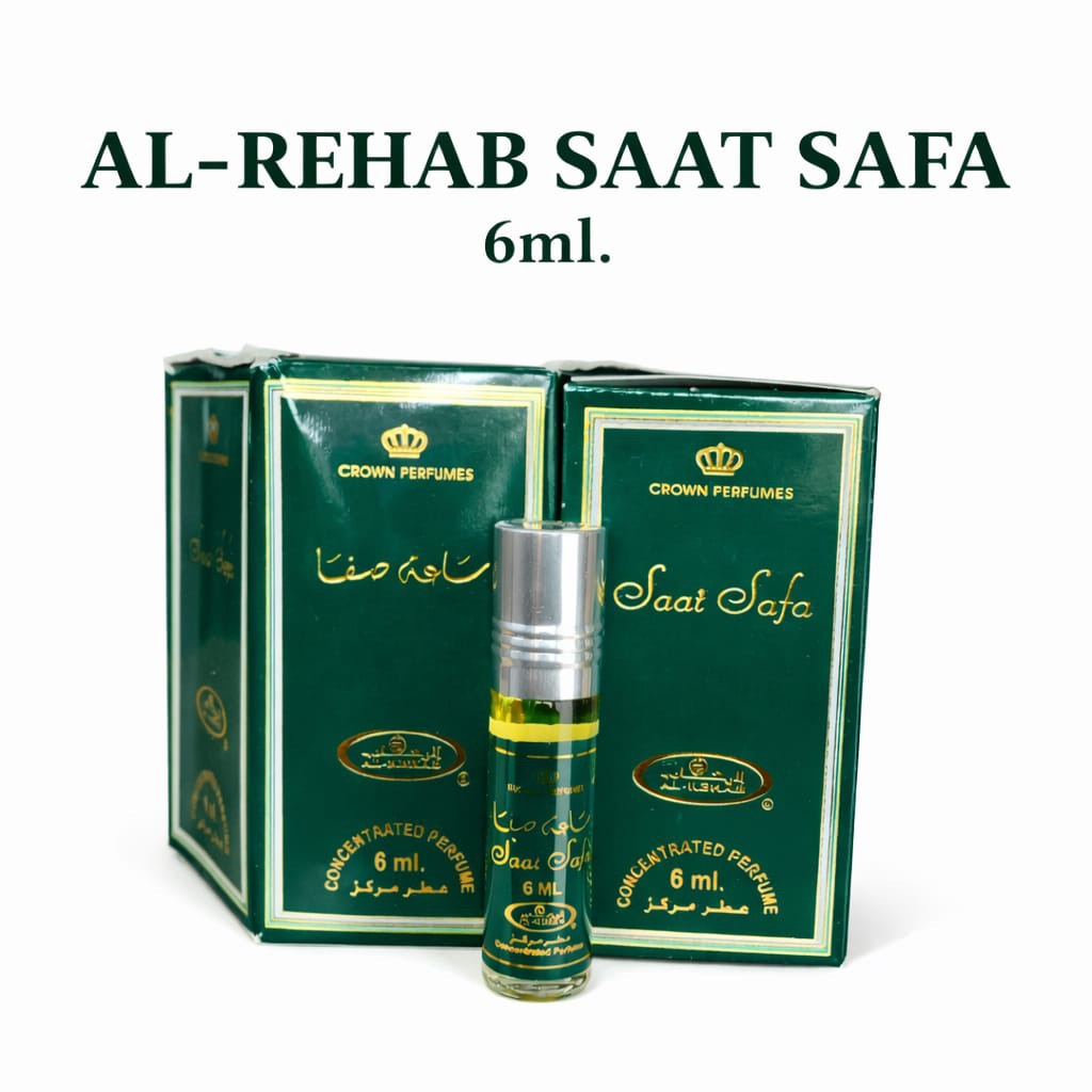 Parfum Oil Al Rehab BPOM SAAT SAFA 6ml Roll On | Original Berizin BPOM