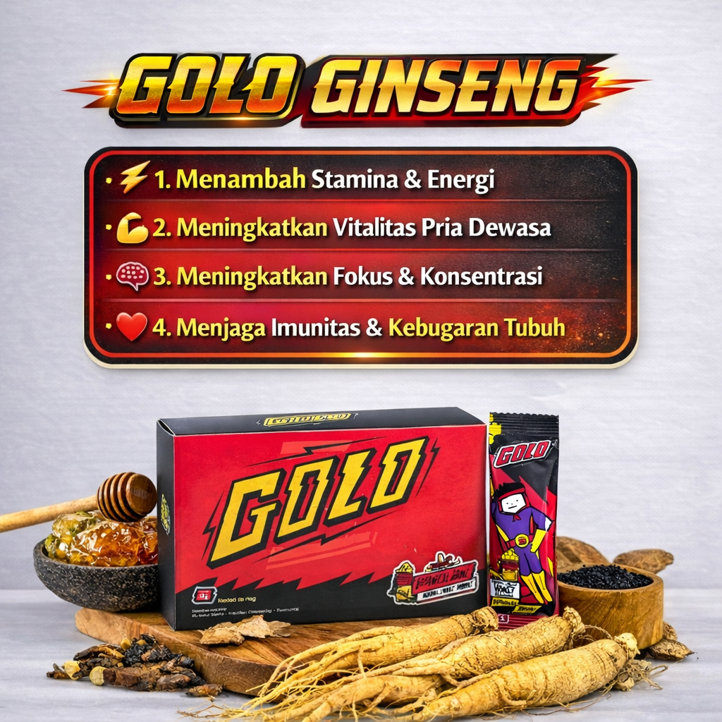 MR golo ginseng asli original berkualitas bersertifikat