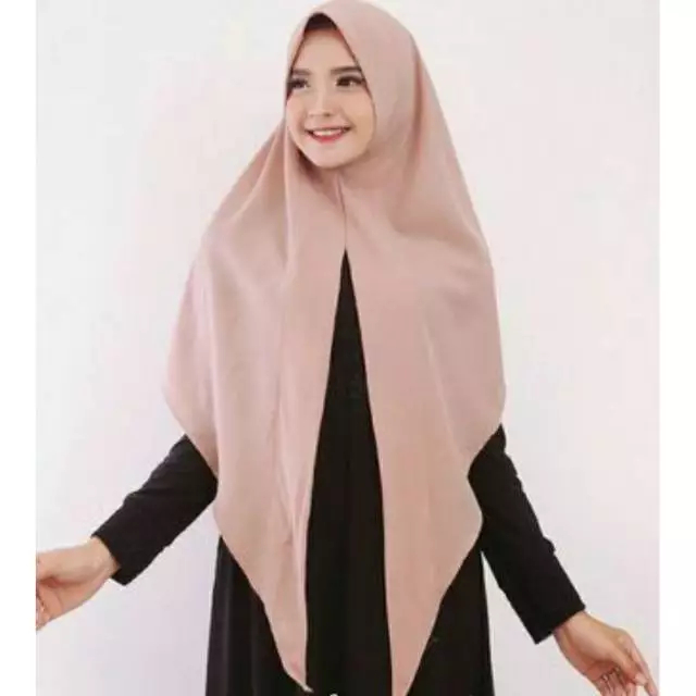 HIJAB SEGITIGA INSTAN JUMBO JERSEY PREMIUM|JILBAB SYAR`I MENUTUP DADA SIMPLE BANYAK WARNA