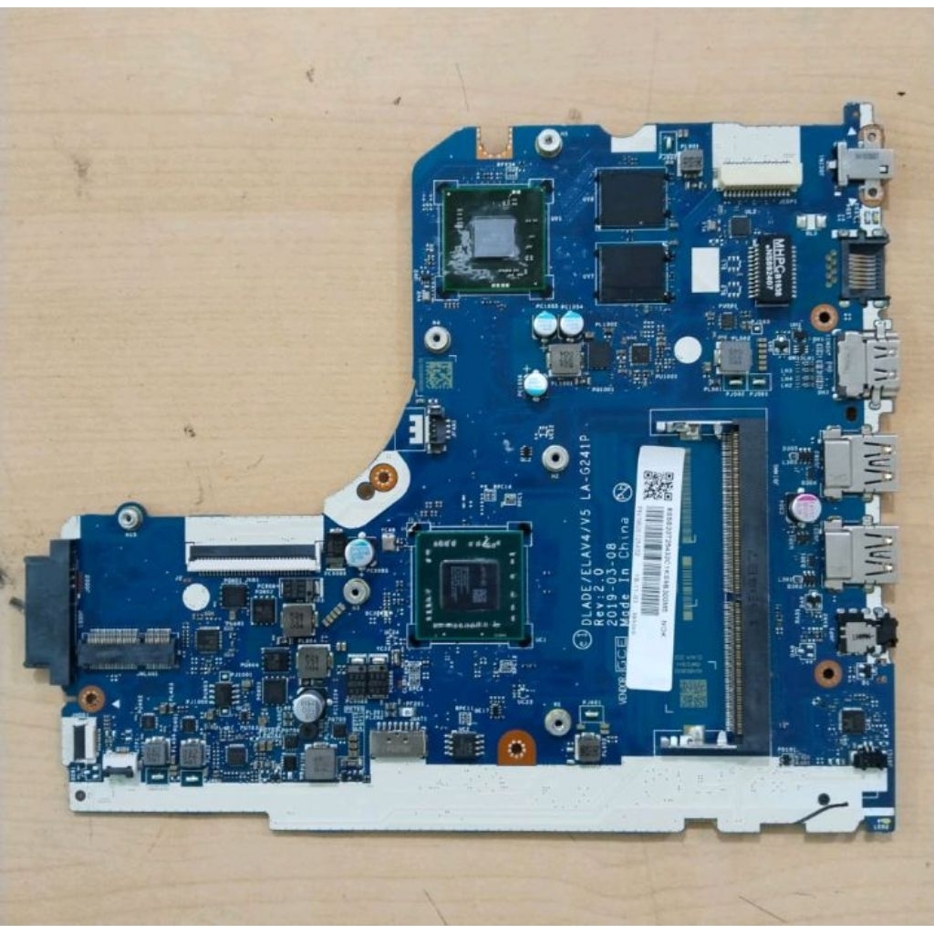 Motherboard/Mainboard Laptop Lenovo Ideapad V145-14AST AMD A9 Kondisi mati