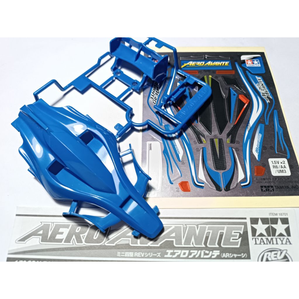 Body decal aero avante AR chassis original tamiya