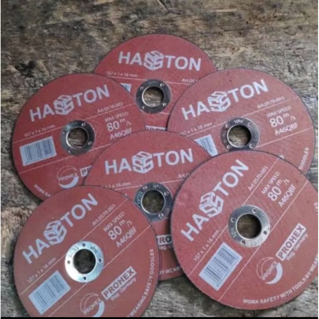 Mata Gerinda potong Besi Haston  4 Inch