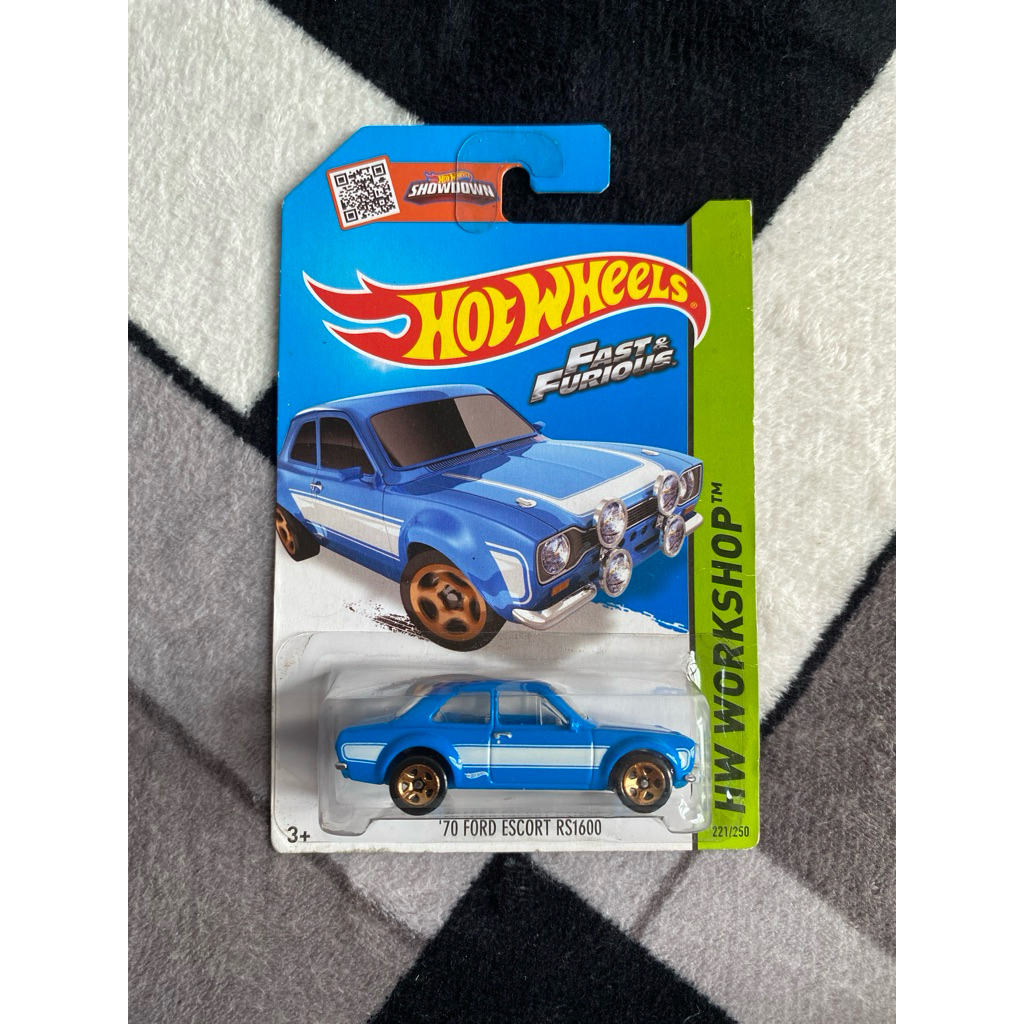 Hotwheels 70 Ford Escort RS1600 Fast & Furious FF Reguler Card
