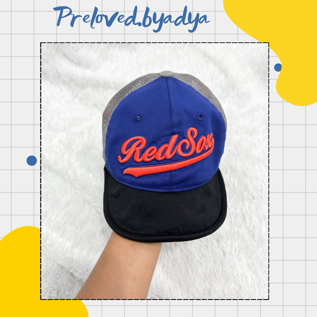 Preloved. Topi anak toddler MLB - REDSOX usia 2-7 tahun