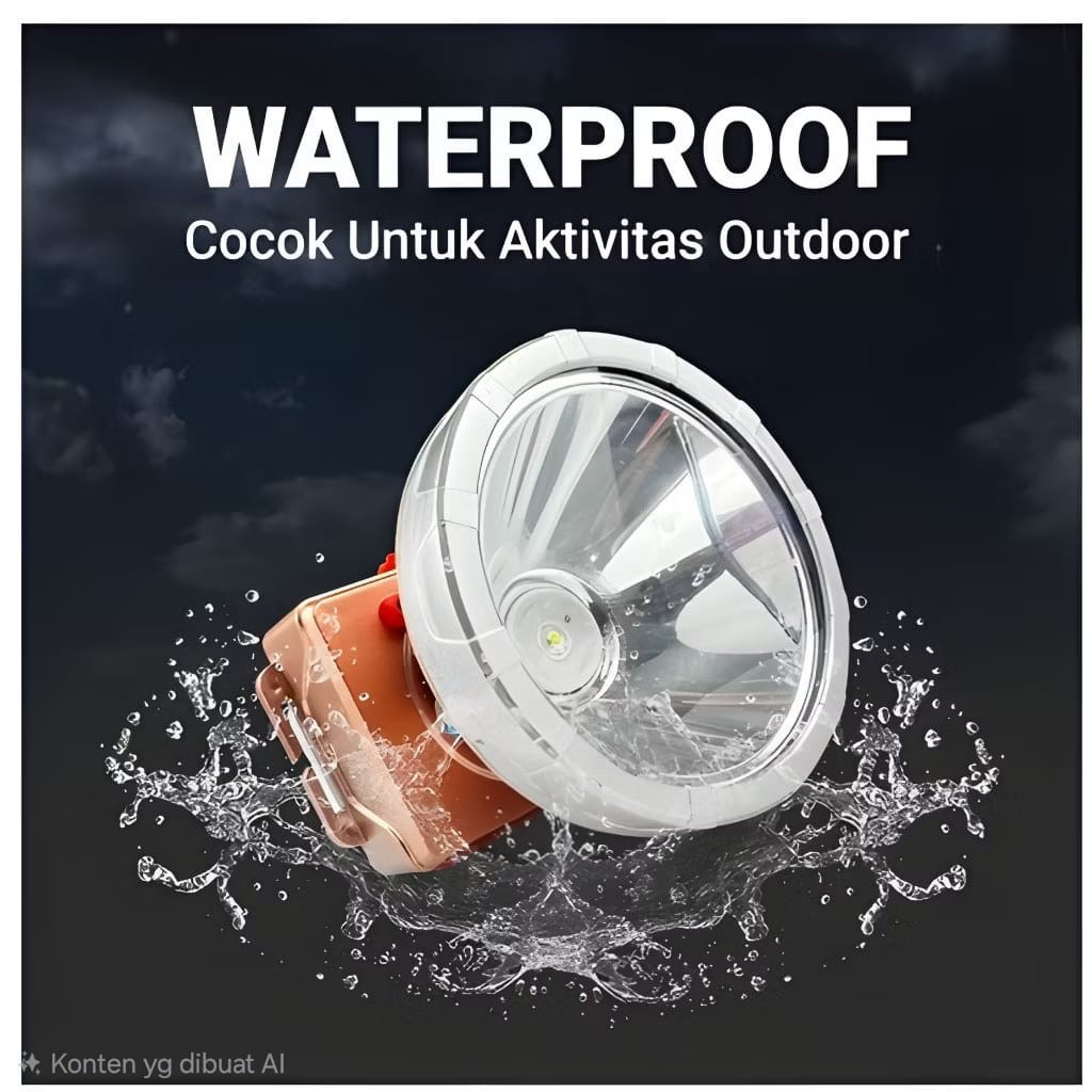 SENTER KEPALA/LAMPU MANCING HAKAMITSU WATERPROOF 80WATT 9380