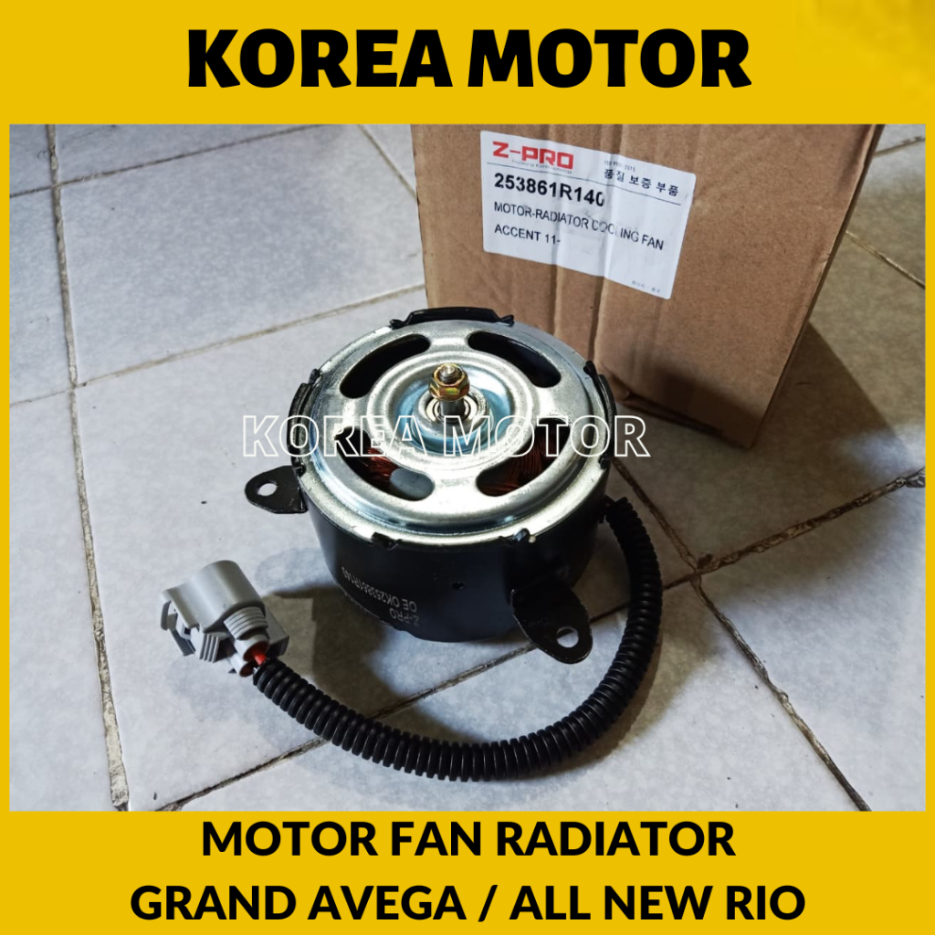 Motor Fan Radiator Grand Avega All New Rio