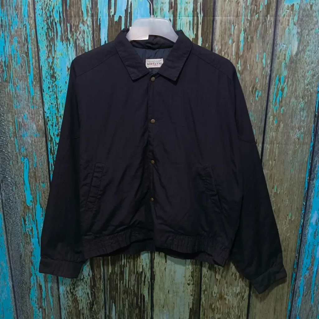 jaket harington GIOVANNI UOMO boxy tebal size XL casual bagus