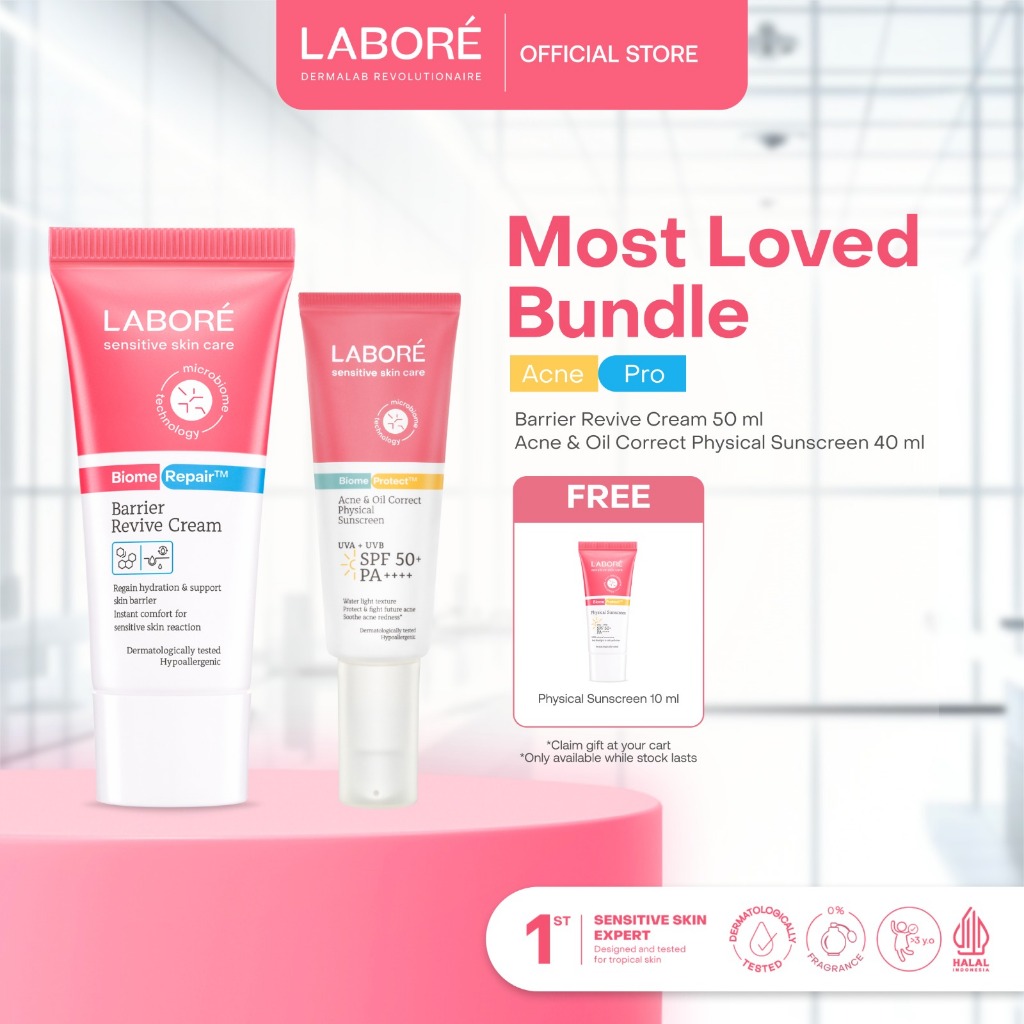LABORÉ Dermalab Revolutionaire Most Loved Bundle Acne Pro Edition - Barrier Revive Cream Labore Acne