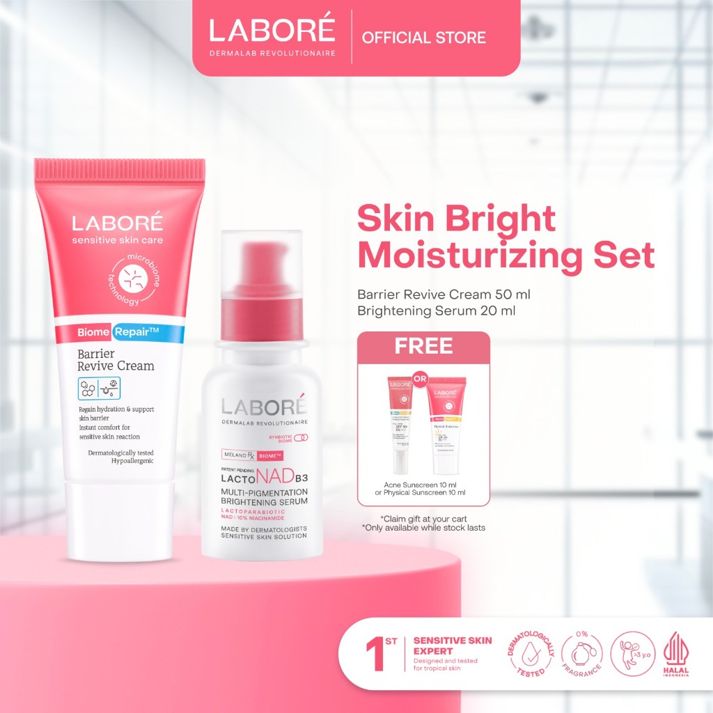 LABORE Skin Bright Moisturizing Set - LABORE Multi-Pigmentation Brightening Serum 20 ml | LABORE Bar