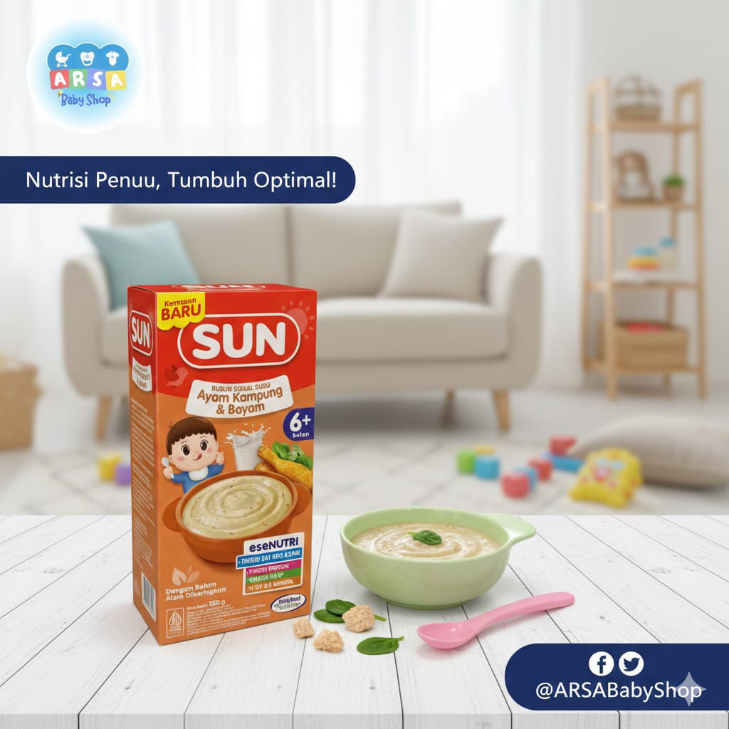 BUBUR SEREAL SUSU AYAM KAMPUNG & BAYAM