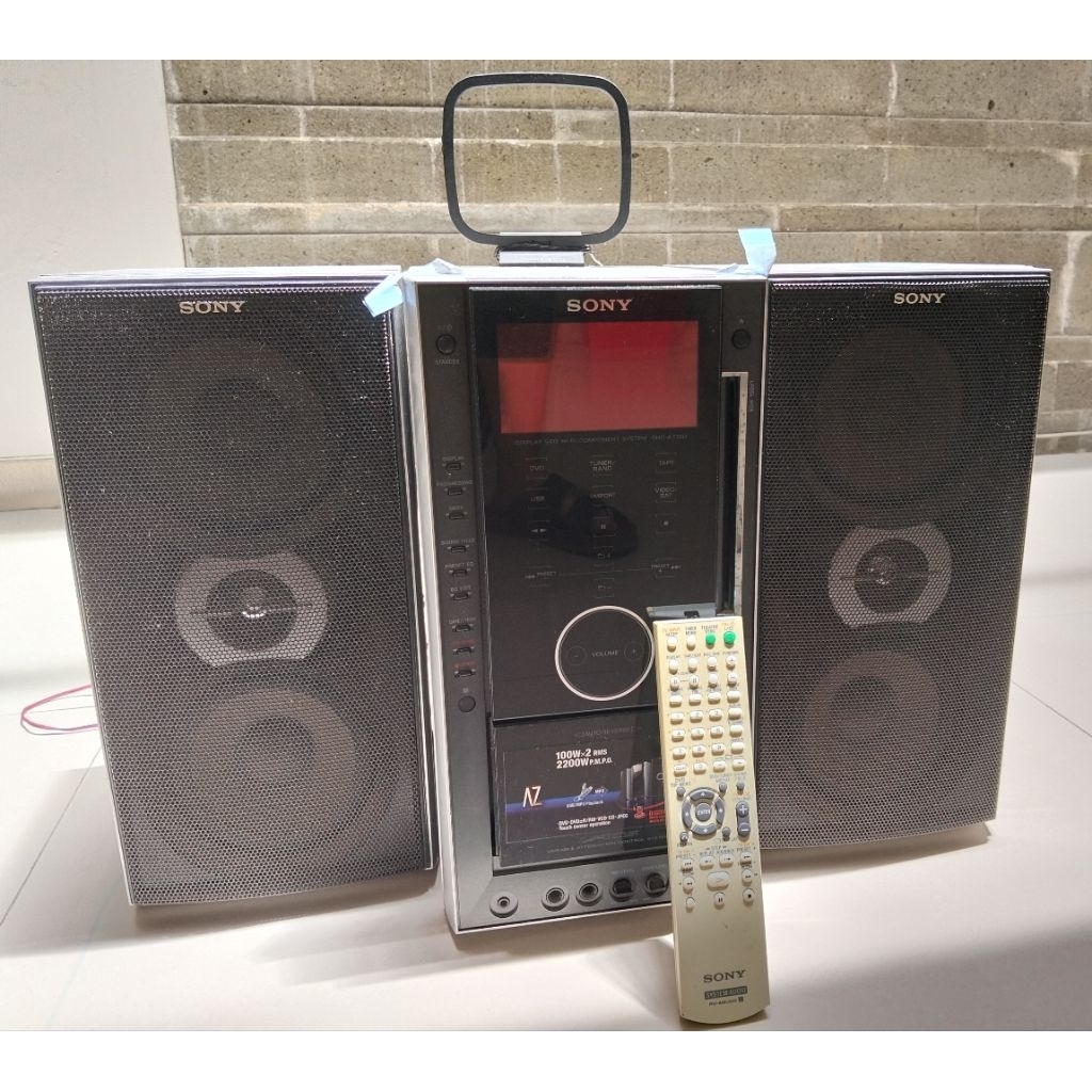 (Preloved) Tape compo Sony DHC-AZ33D CD/VCD/DVD/Tape/USB/Radio Player Surabaya