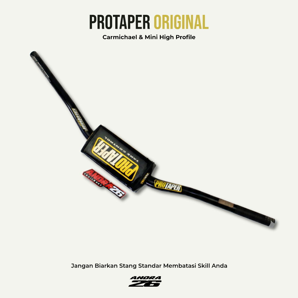 Stang Protaper Original Type Low Model Carmichael & Mini High - Handlebar Fatbar Motor Trail Premium