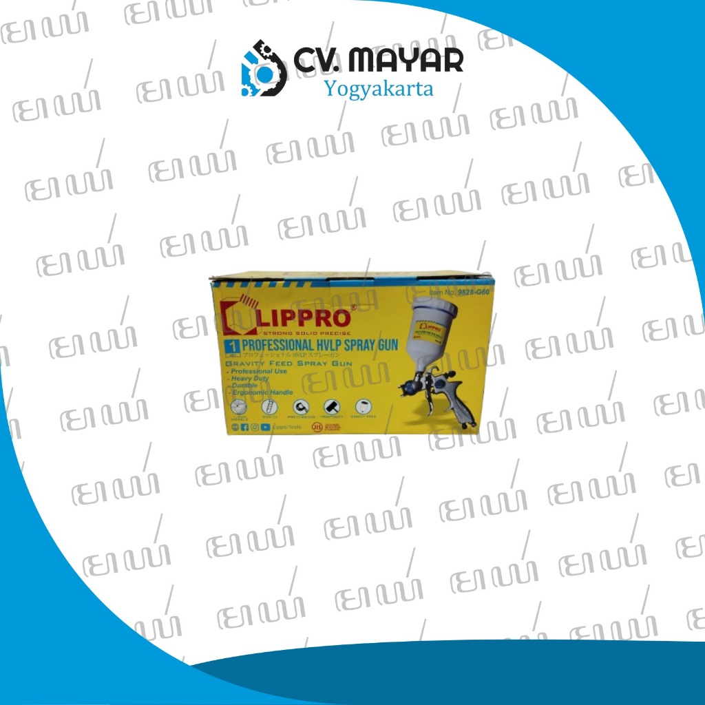 LIPPRO HVLP Spray Gun Tabung Atas