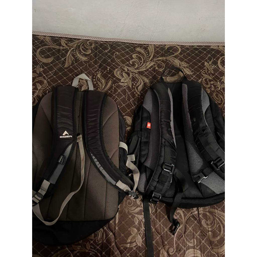 tas outdoor original second dapet 2pcs