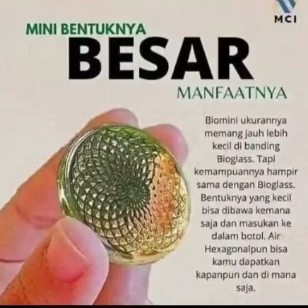 Biomini bioglass v4 mci original bersegel