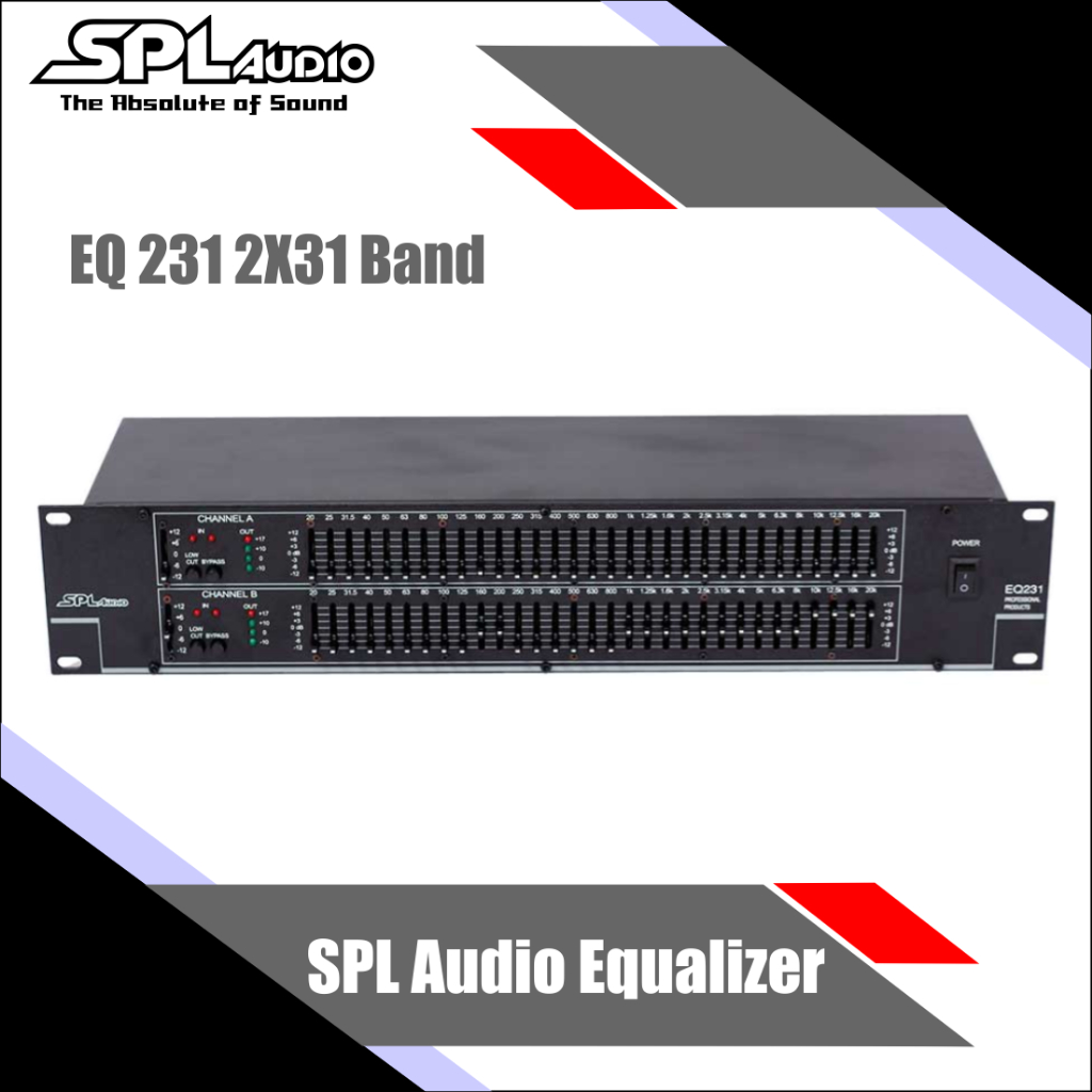SPL Audio Equalizer EQ 231 2X31 Band