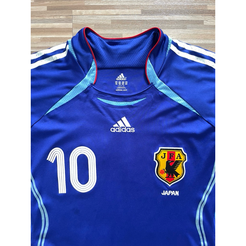 Japan 2006/08 Home Adidas Formotion Player Issue Jersey "Shunsuke Nakamura 10"