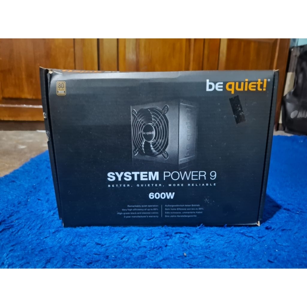 bequiet System Power PSU 600W 80+ Bronze