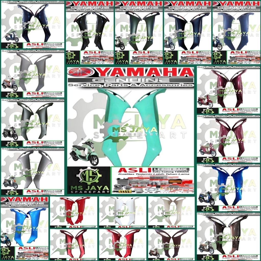COVER SAYAP BODY DEPAN FINO FI 115 125, FINO GRANDE KANAN KIRI ORIGINAL YAMAHA