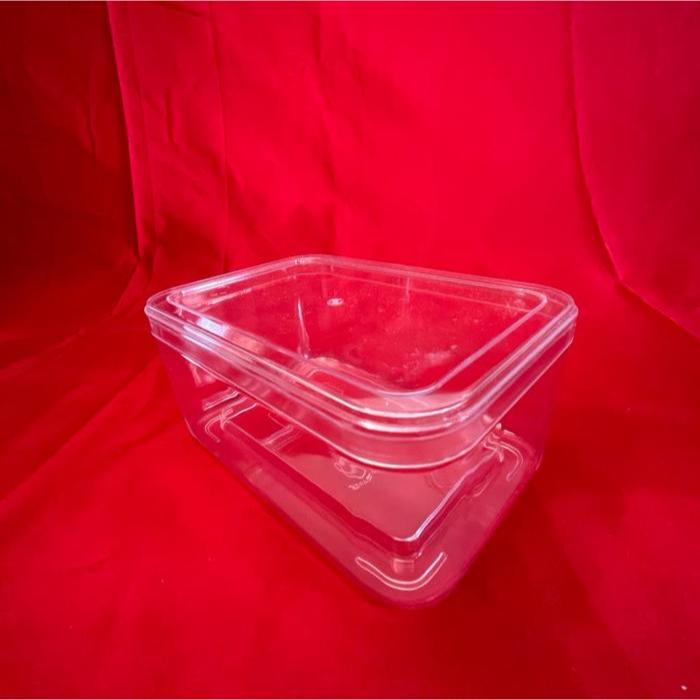 TOPLES KOTAK TOPLES PLASTIK TOPLES KUE KERING (SQUARE1 ISI 12)