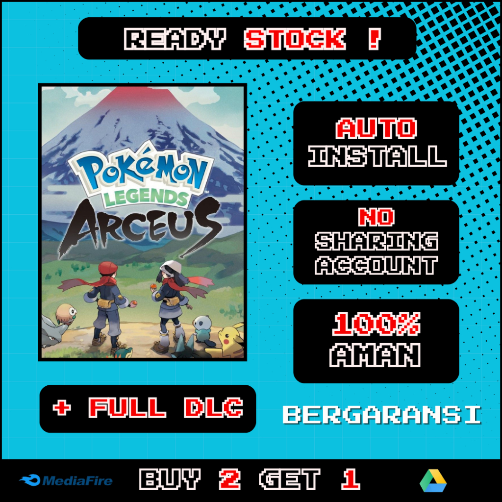 Setup + Emulator Pokemon Legends Arceus Full Update DLC PC
