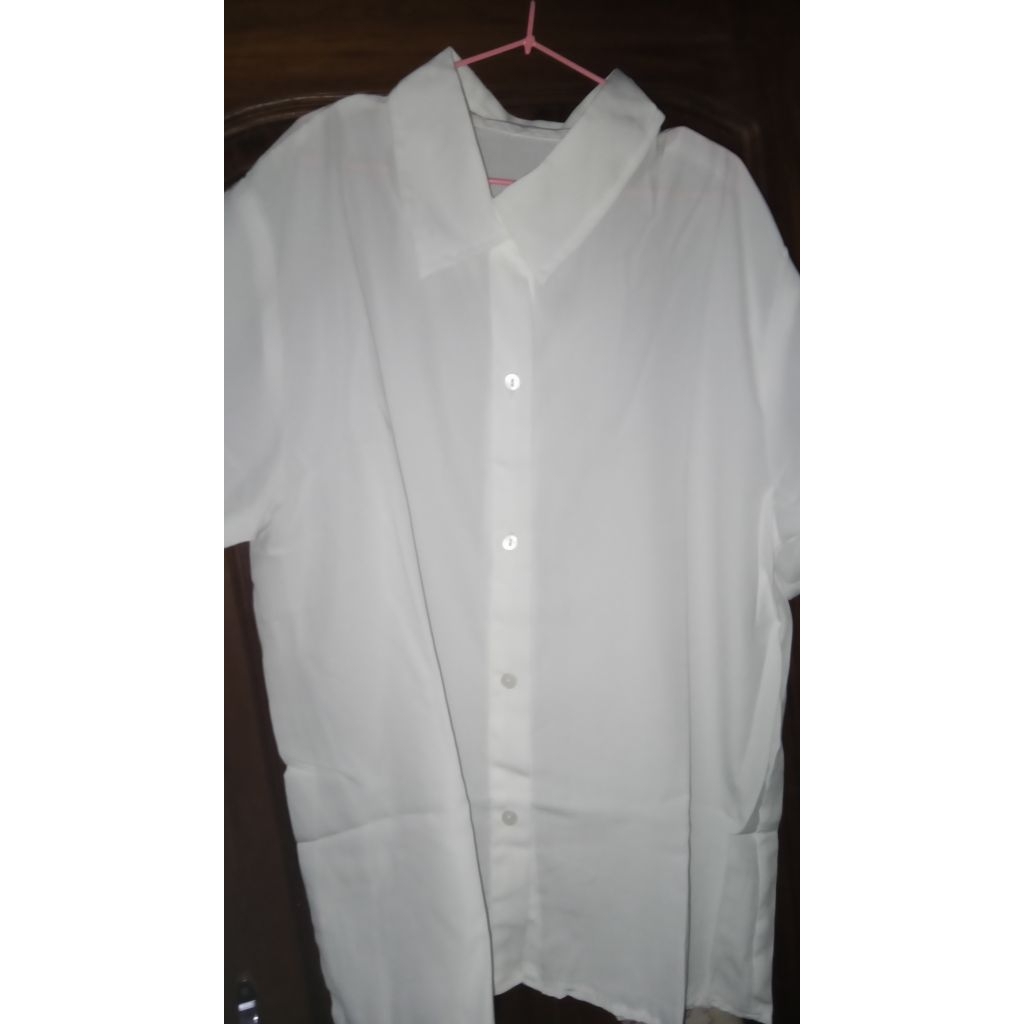 KEMEJA MONALISA WANITA POLOS (PRELOVED)
