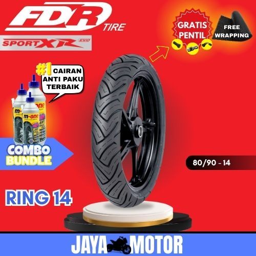 BAN LUAR FDR SPORT XR EVO 80/90-14 TUBELESS RING 14
