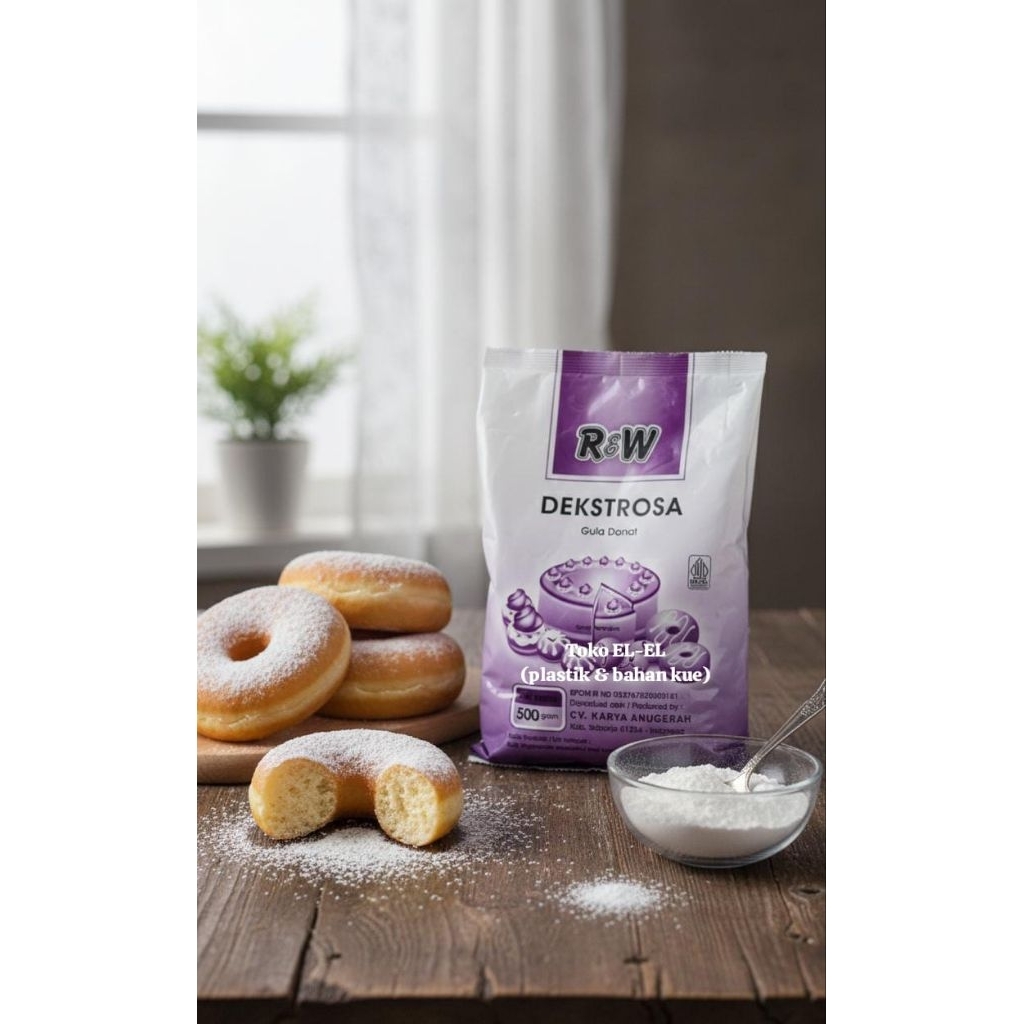 Gula Donat R&W / Gula Donat / Gula Tabur / Gula dingin / Topping donat / topinh donat 500g