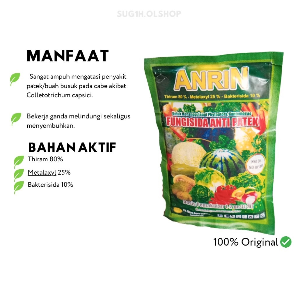 Fungisida Anrin 50g