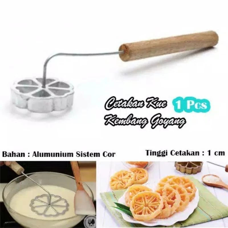 Cetakan Kue Kembang Goyang Anti Lengket/Cetakan Kue Kembang goyang