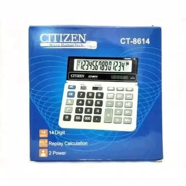 Kalkulator Citizen Ct 8614 - Calculator Ct 8614 14 Digit Co