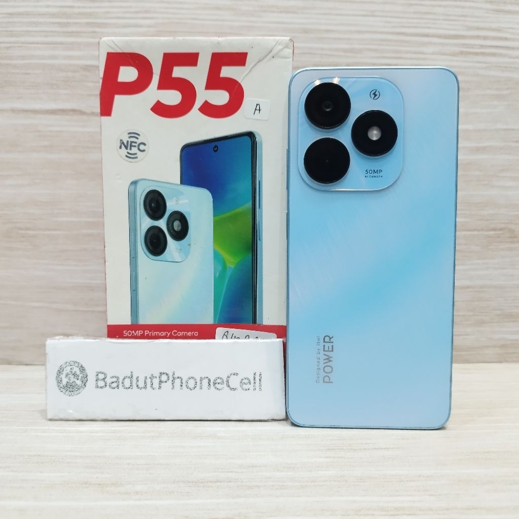 ITEL P55 NFC 8/128GB HANDPHONE SECOND BEKAS FULLSET