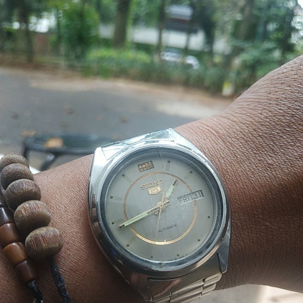 Jam tangan lawas Seiko 5 original otomatis