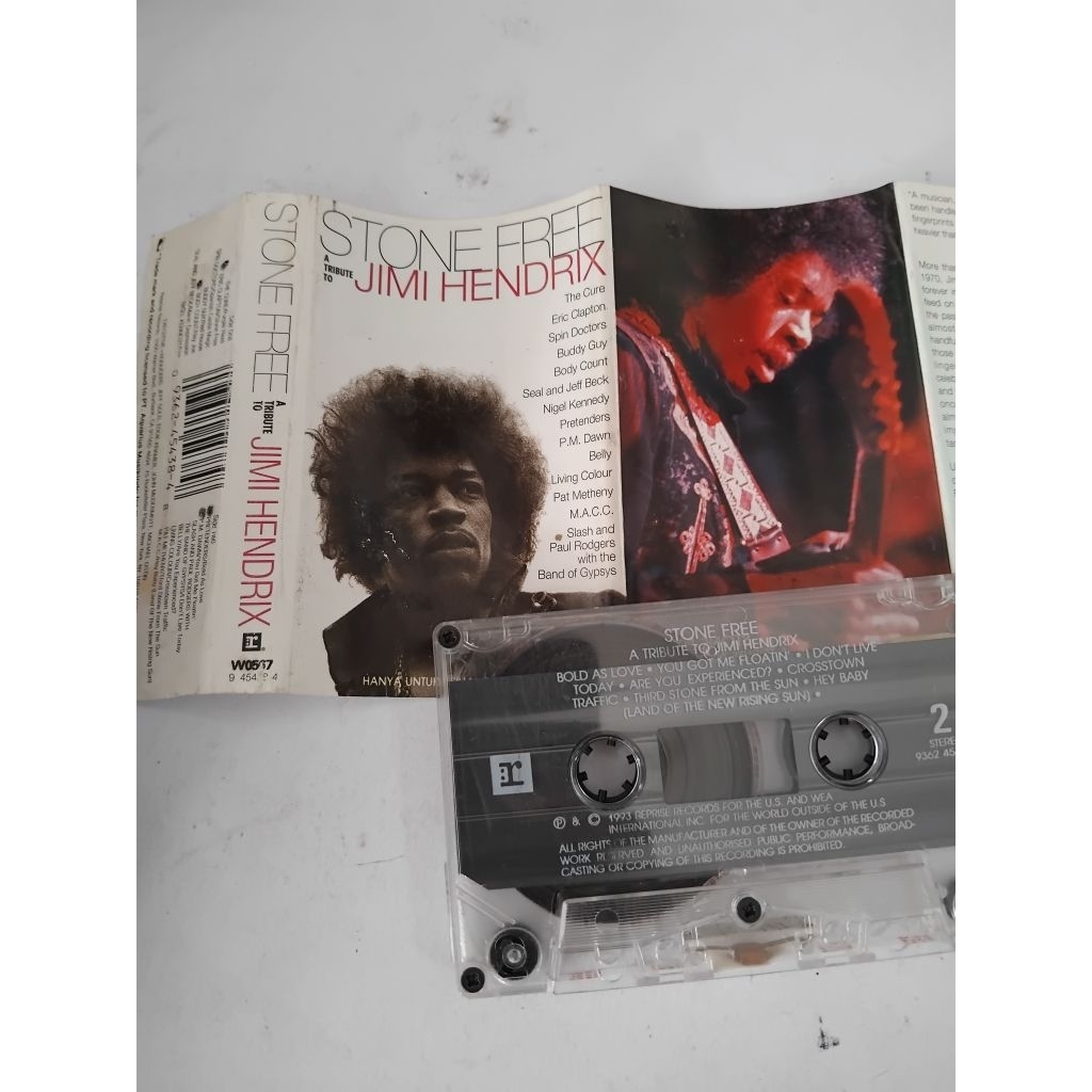 Kaset Pita Jimi Hendrix Album Stone Free