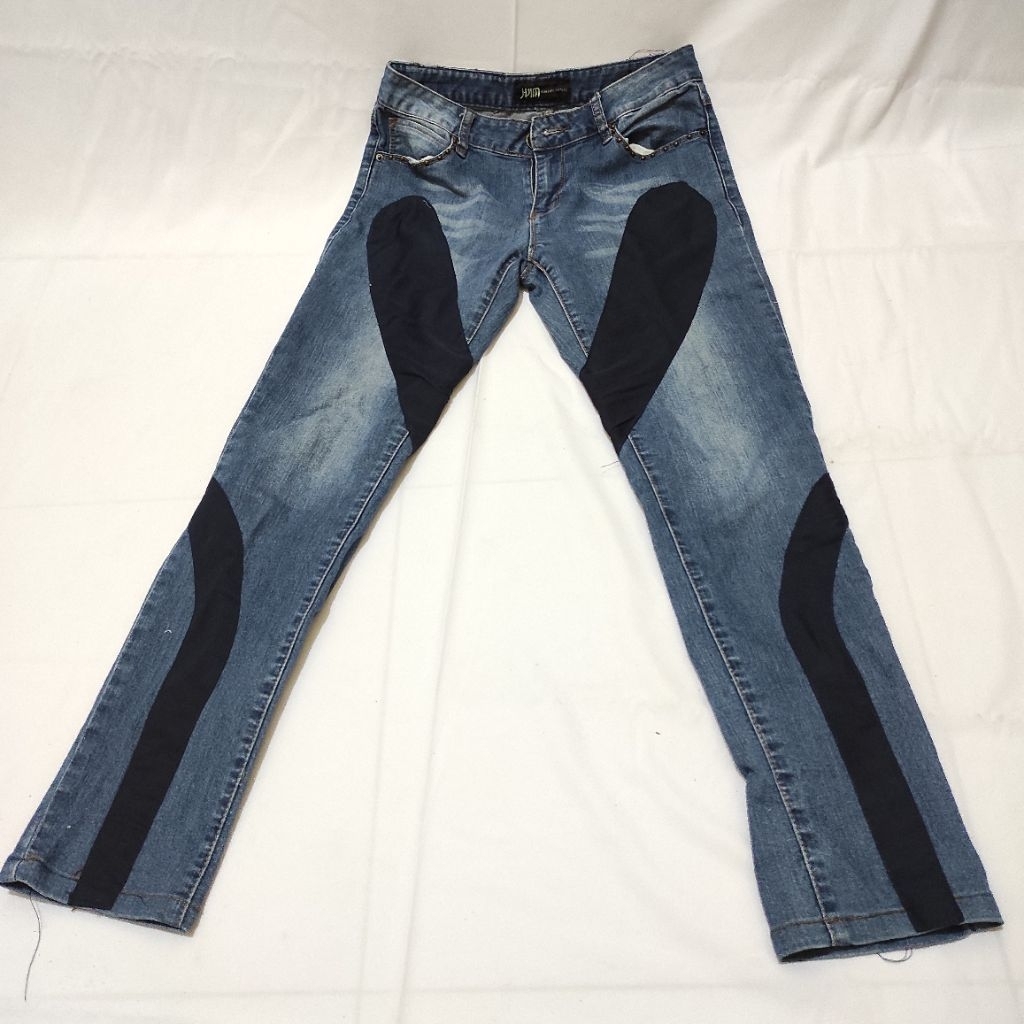 [TOKO ROMBENGAN] CELANA JEANS PANJANG JAHITAN SPIRAL
