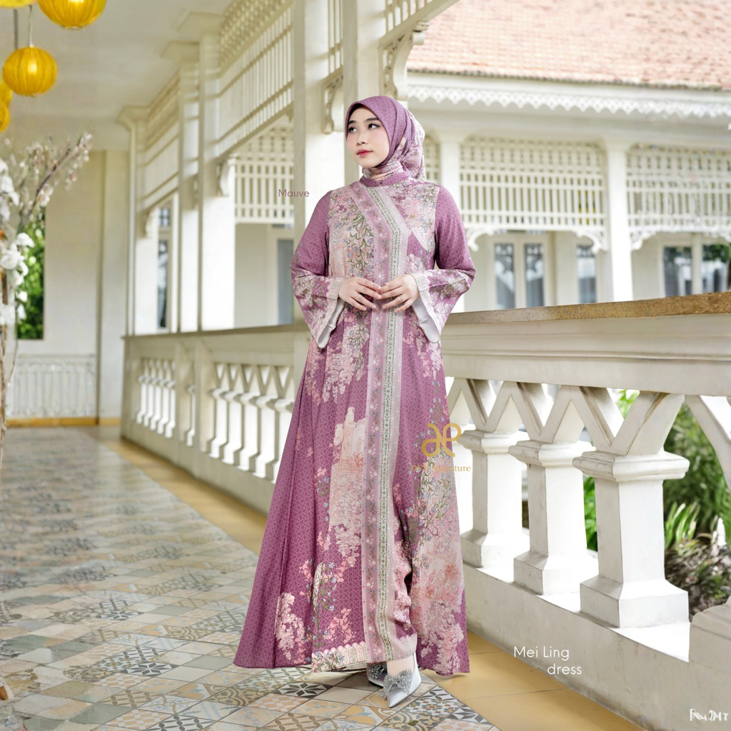 DYN SIGNATURE | MEI LING DRESS | PERANAKAN SERIES | SPESIAL EDITION RAYA SERIES | GAMIS MUSLIMAH