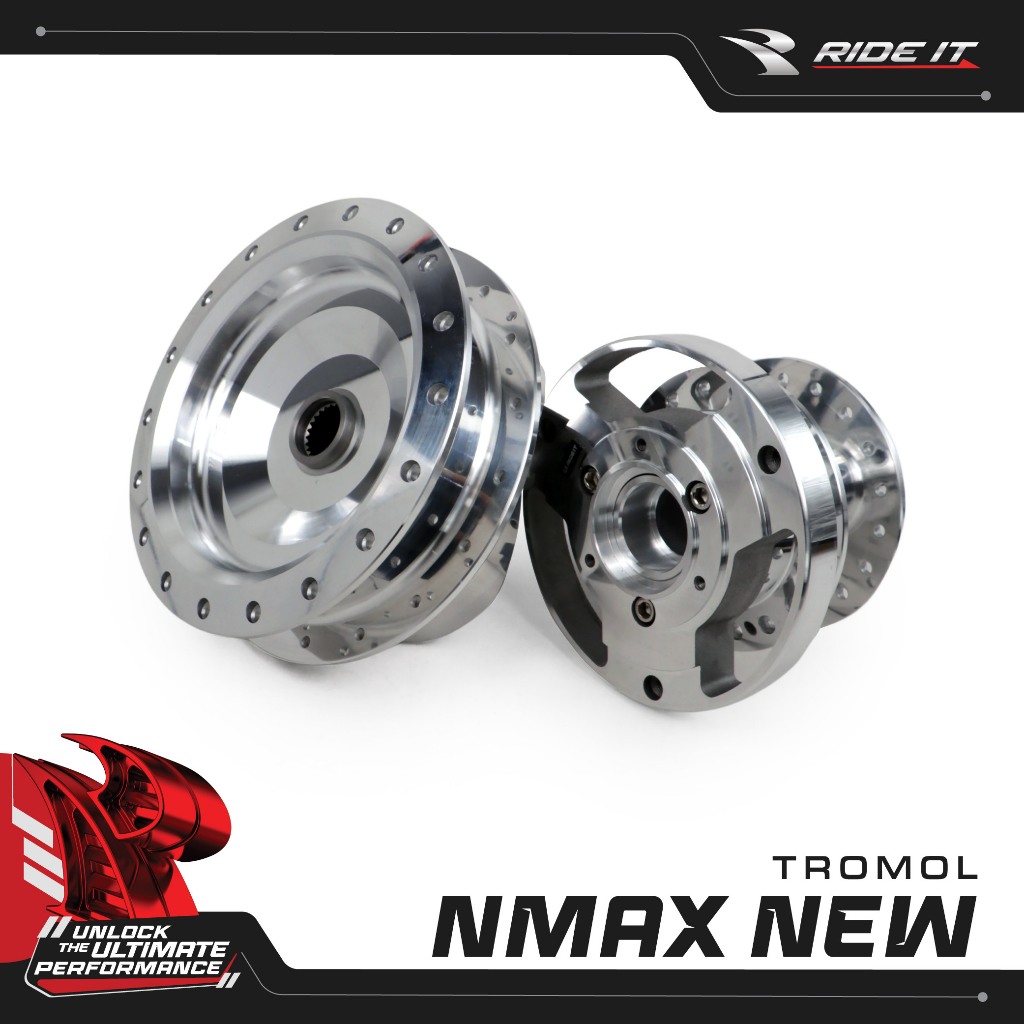 [RIDE IT] TROMOL SET DEPAN BELAKANG NMAX NEW/TROMOL RIDE IT NMAX AEROX