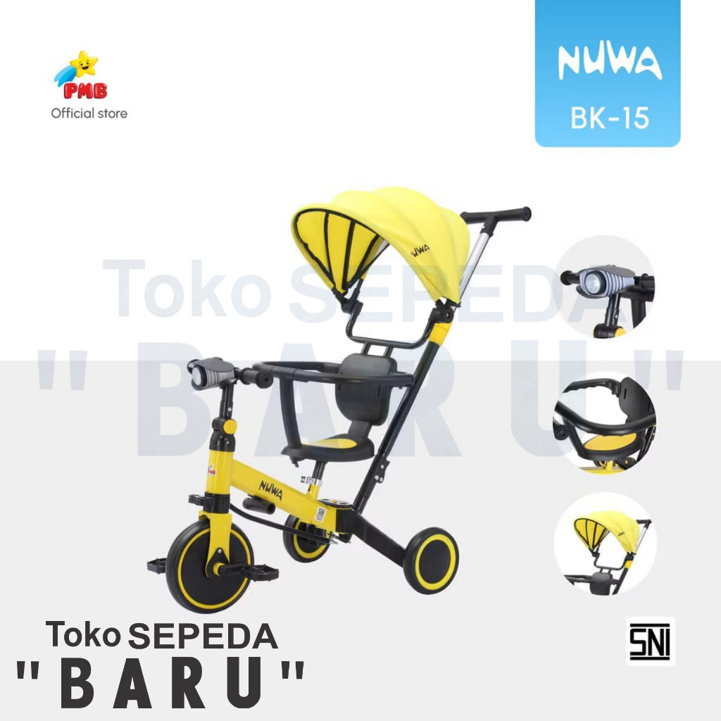 TB - Push Bike / Balance Bike 3 in 1 PMB IORA NUWA BK-15