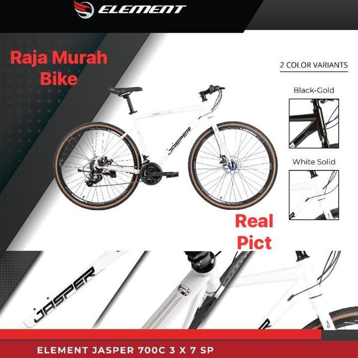 Sepeda Hybrid Element Jasper 7 Speed Sepeda Fixie element Jasper Sepeda Hybrid