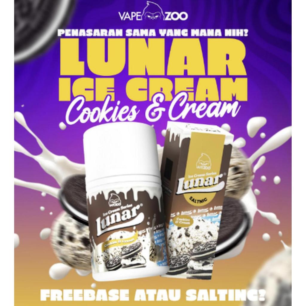 Liquid Lunar Ice Cream Cookies & Cream Salt Nic 30ML by Vape Zoo [ VAPEKU88 ]