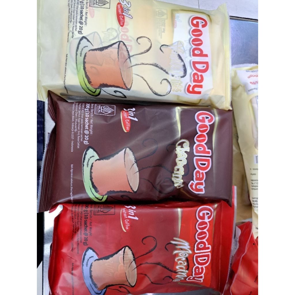 Goodday Moccacino/Goodday Chicocino/Goodday Vanillate