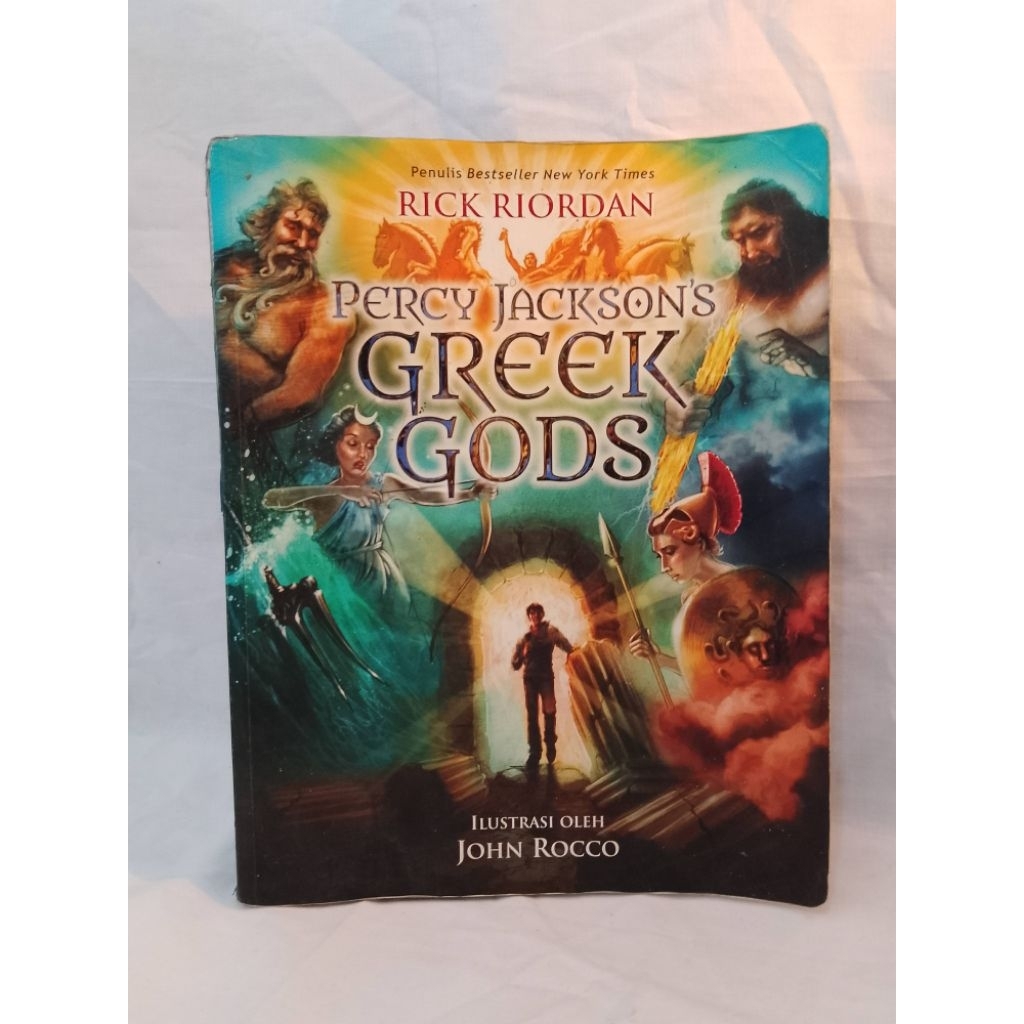 NOVEL PERCY JACKSON GREEK GODS