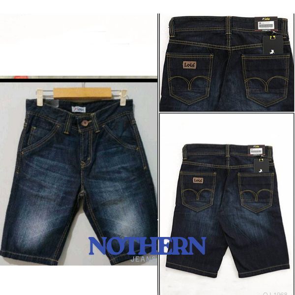 Celana Pendek Pria Lois / Celana Pria Pendek Jeans / Celana Lois Original / Celana Jeans Lois Pendek