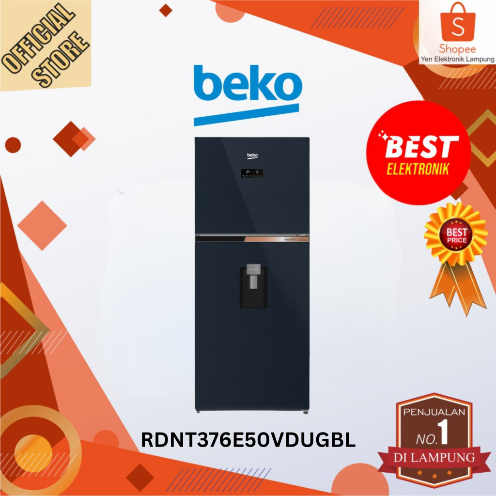 Kulkas BEKO RDNT376E50VDUGBL 2 Pintu 375 L