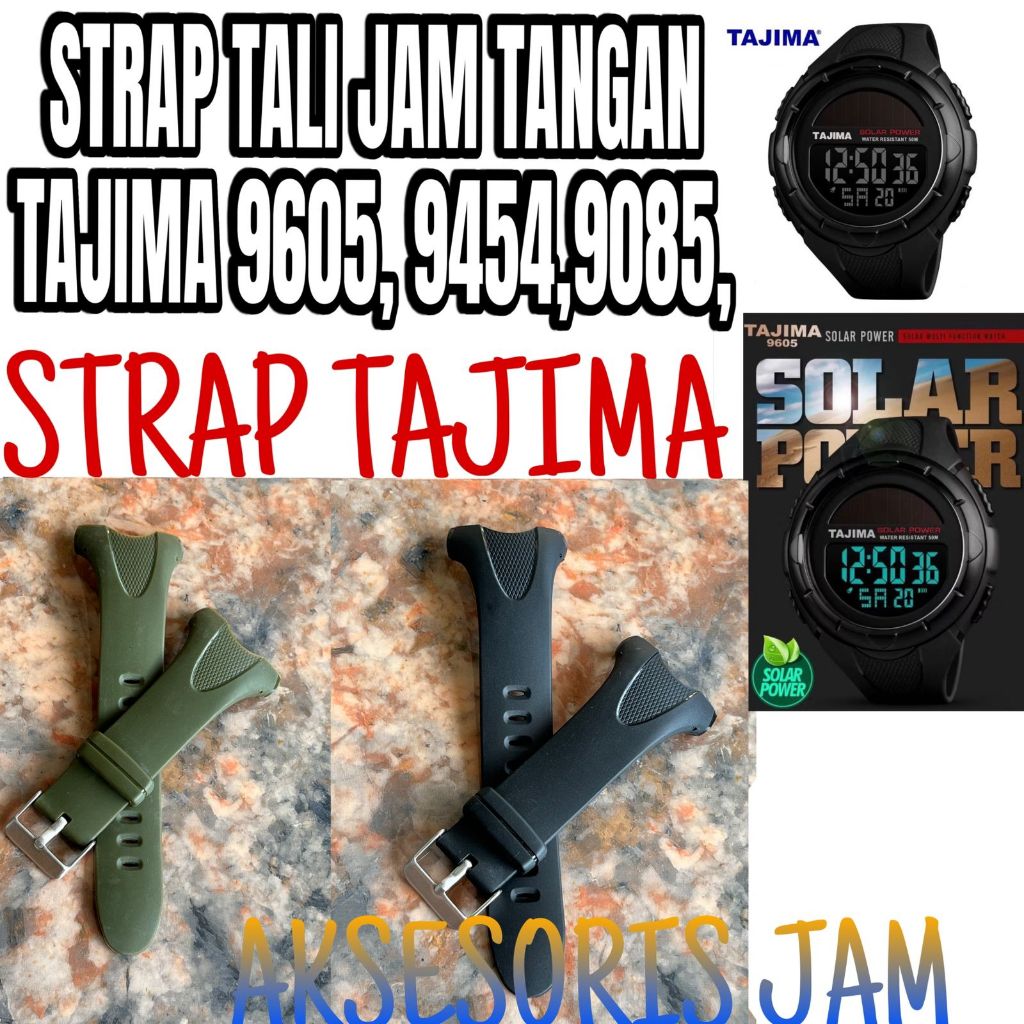 Tali Strap Jam Tangan Tajima 9605  Tajima 9085 Tajima 9454