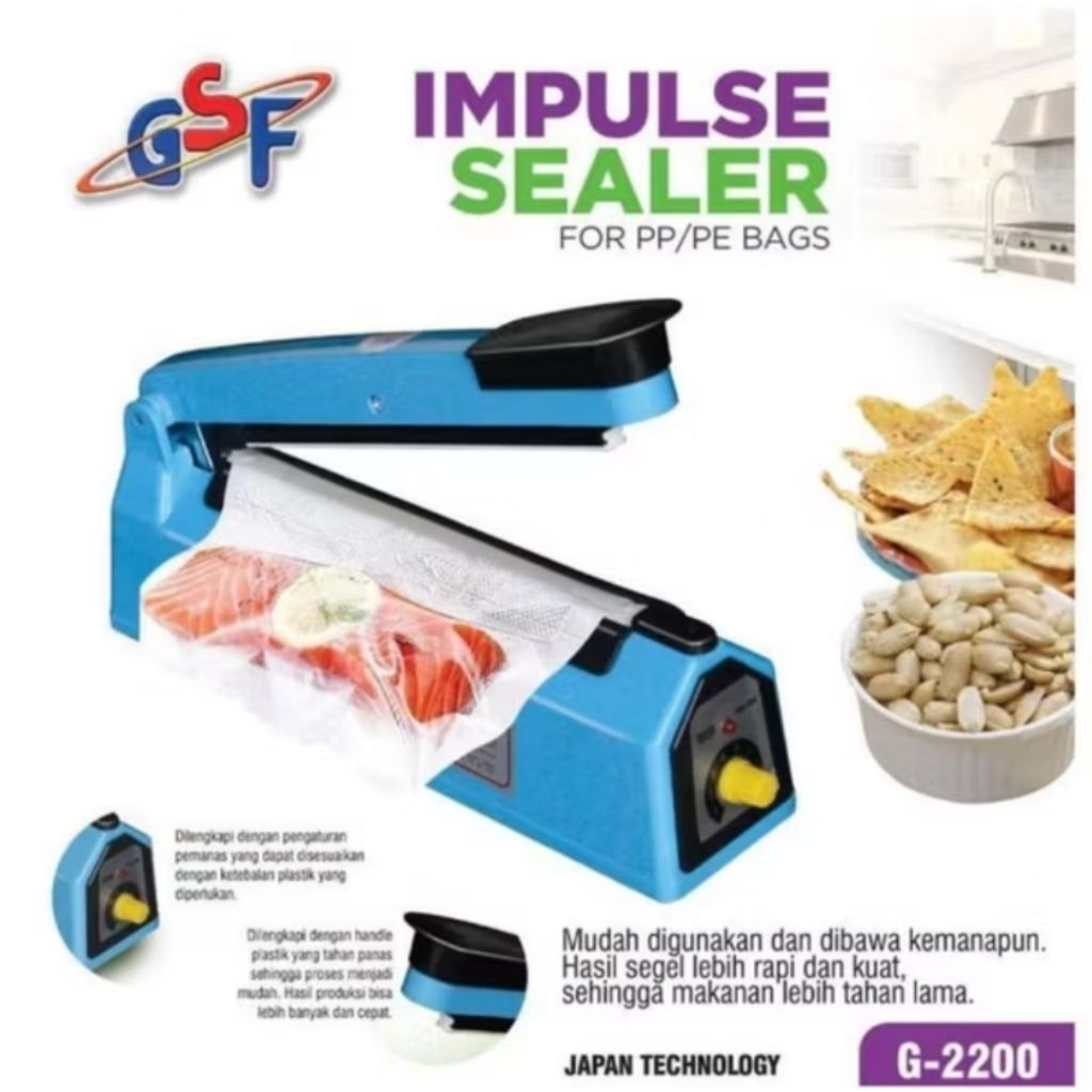 Impluse sealer - Perekat Plastik, Pres Plastik