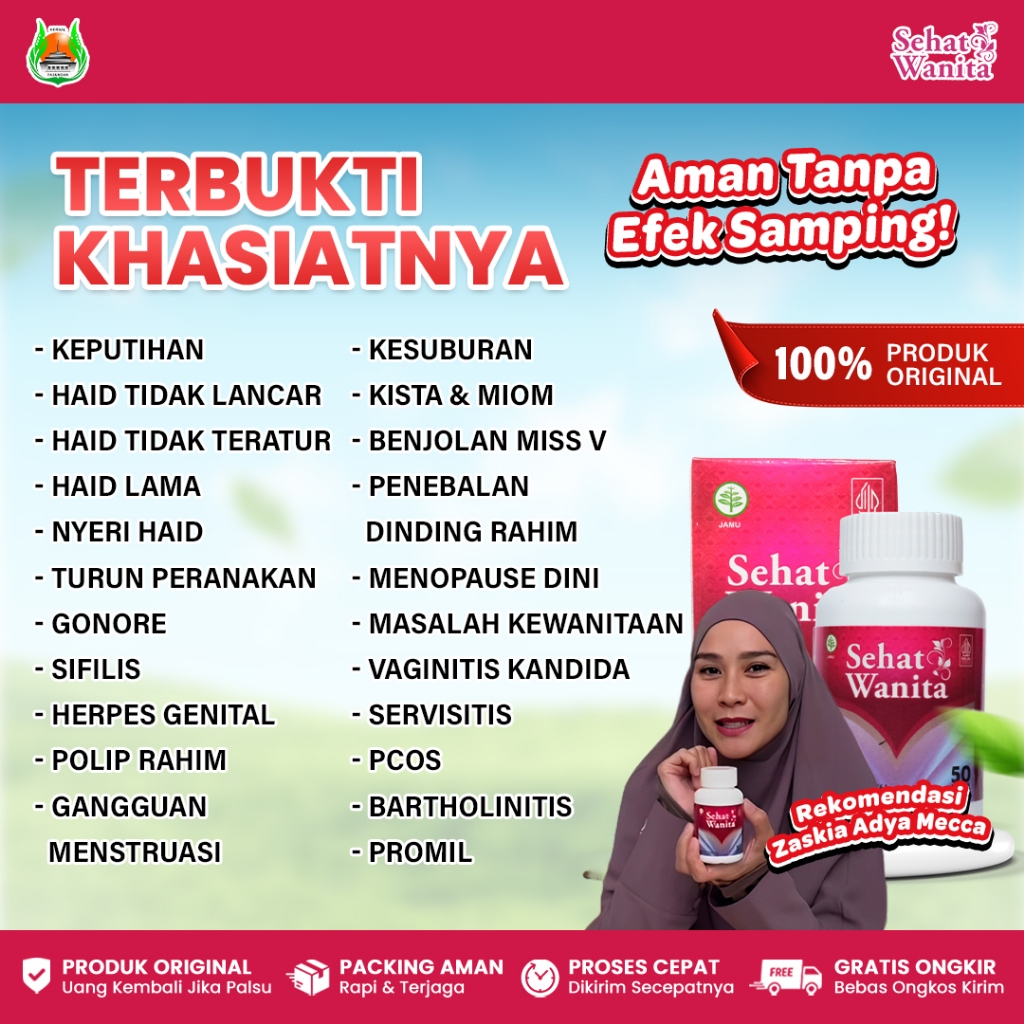 Obat Sakit Miss V Gatal & Kering, Luka Lecet Miss V, Miss V Bengkak, Benjolan Miss V - Sehat Wanita